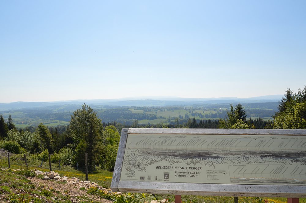 point de vue belvdère randonnee faux verger pays horloger doubs jura