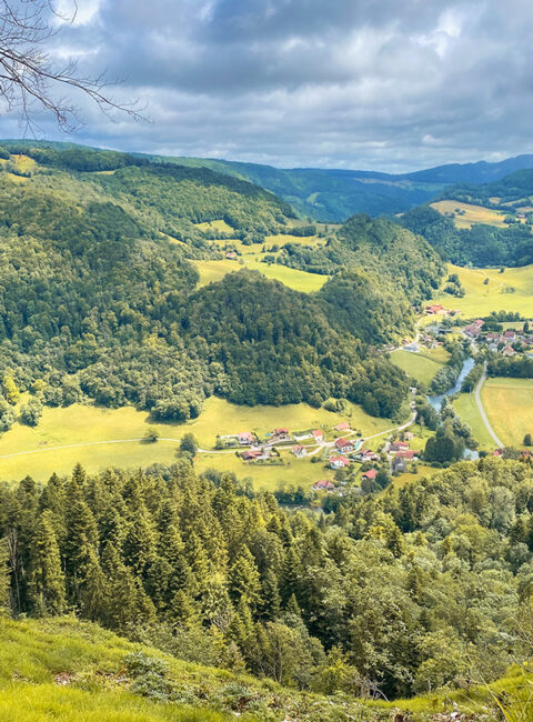 Saussis rando belvédère sous le pré pays horloger